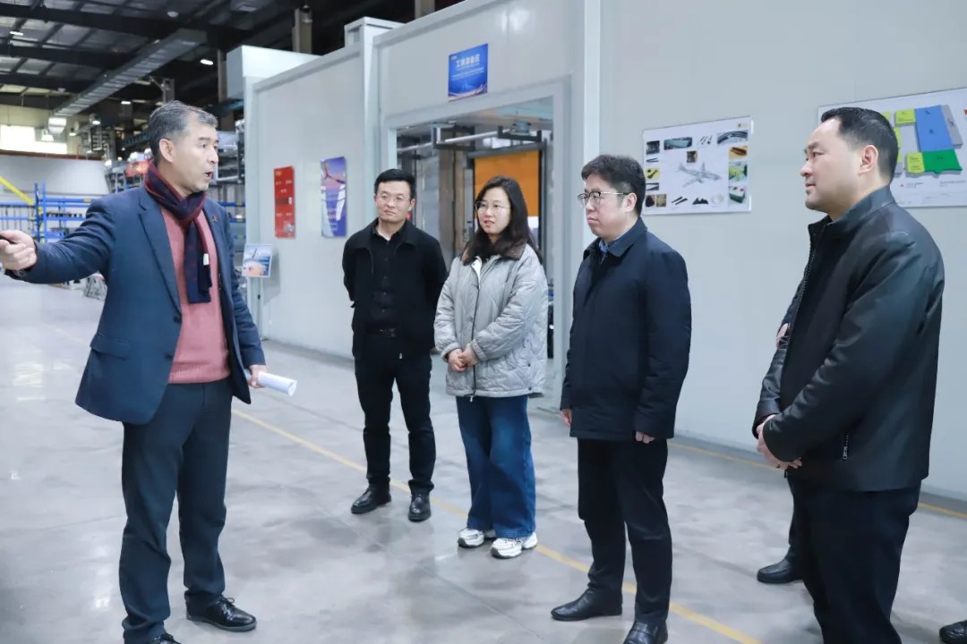 公司动态|常州市副市长潘冬铃一行莅临安泰复材考察调研